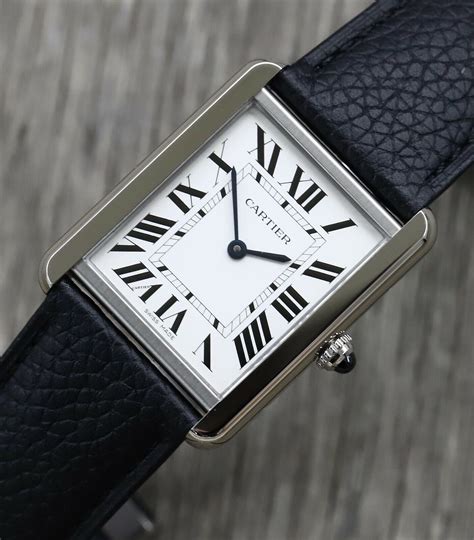 cartier tank solo grande|cartier tank solo large model.